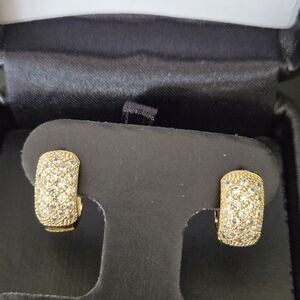 Elegant Gold and Silver Women's Earrings